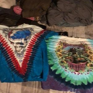 2 Grateful Dead shirts